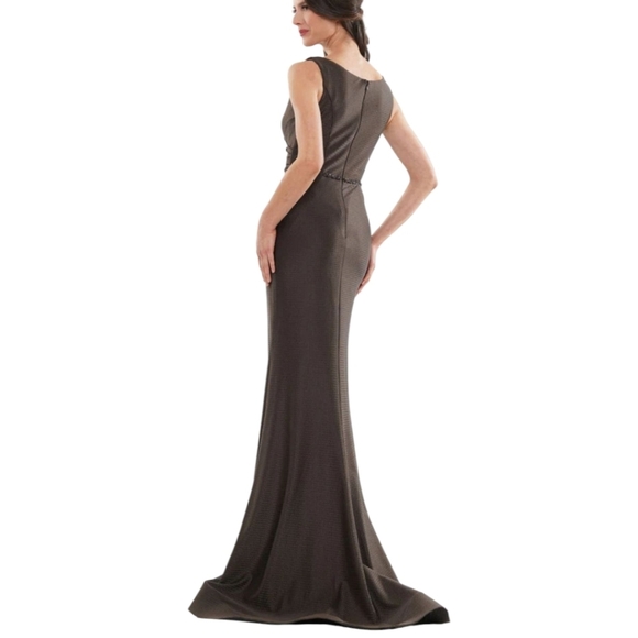 Marsoni by Colors Herringbone Woven Fit and Flare Sleeveless Trumpet  NWT Sz 20 - Picture 6 of 11